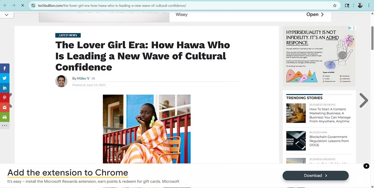 Featured Hawa Who media appearance